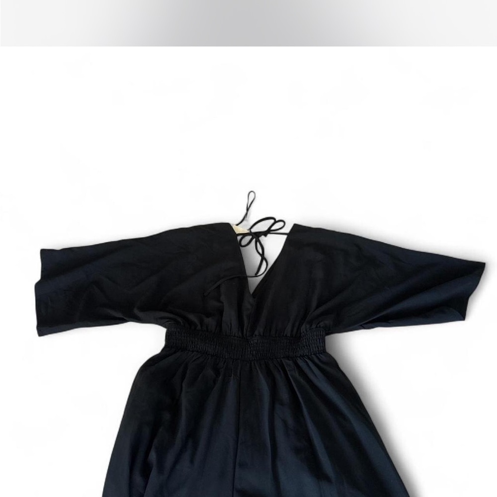 Elegant Black Wide-Leg Jumpsuit - Picture 5 of 8